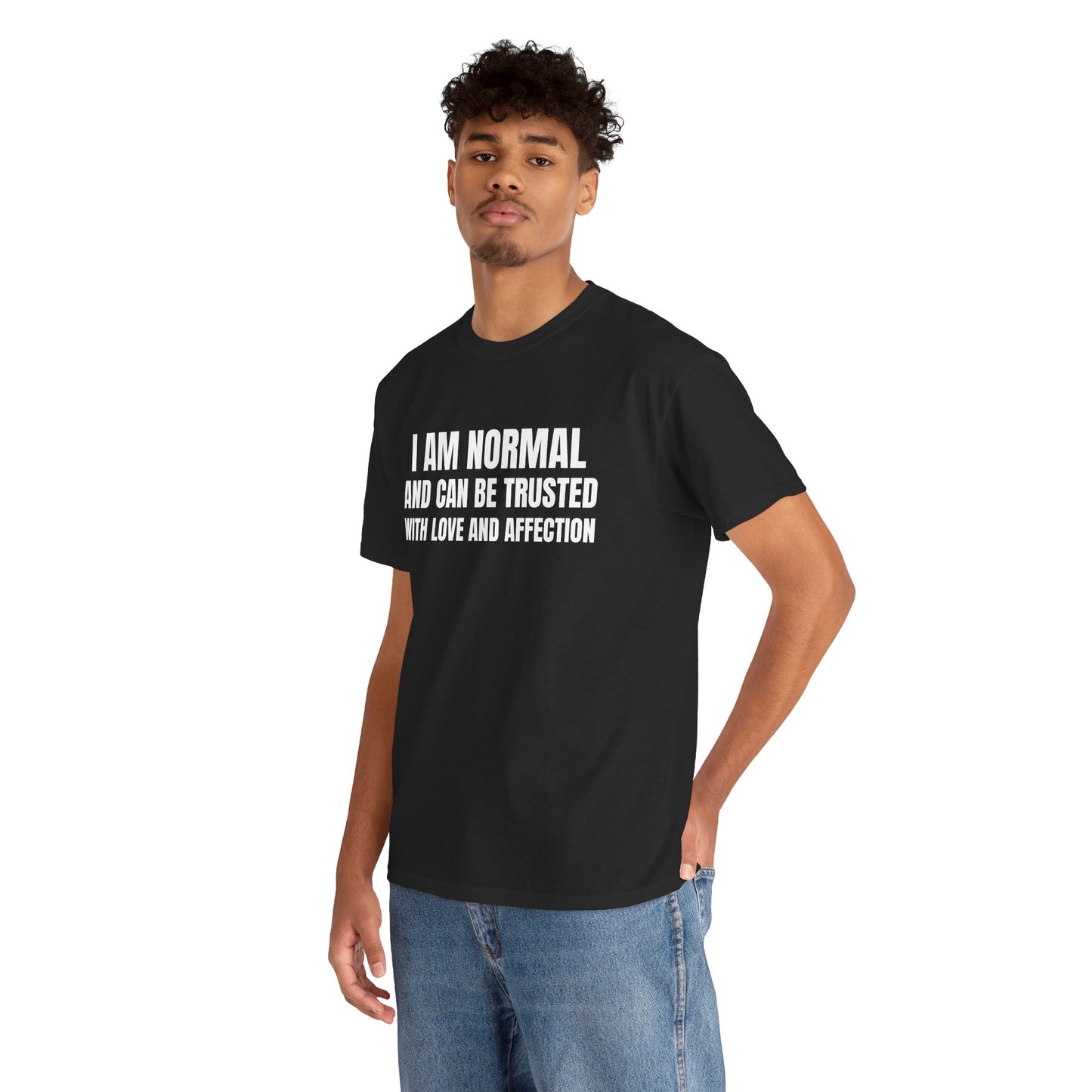 I am normal and can be trusted with love and affection Tee